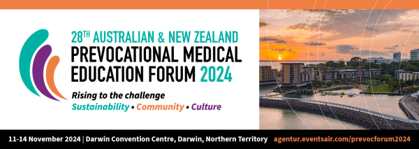 Australian and New Zealand Medical Education Forum Darwin November 2024