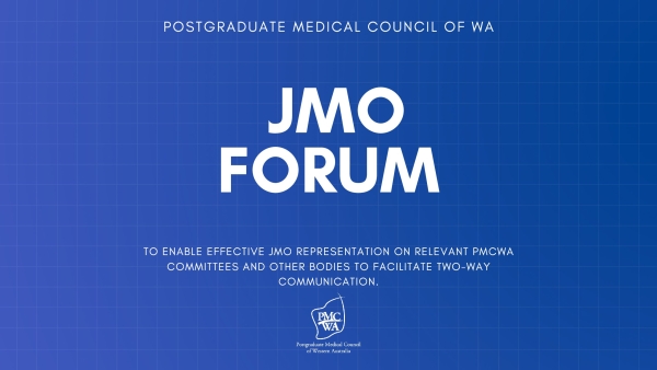 Junior Medical Officer Forum November 2023